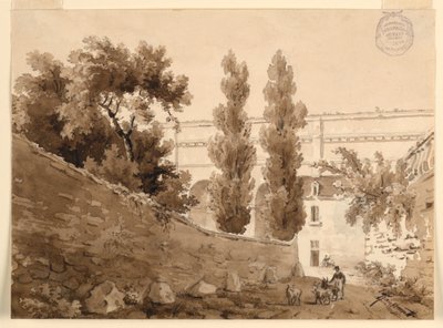 Une localité dans le sud de la France - Charles Nicolas Ransonnette