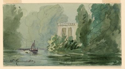 Paysage imaginaire - Charles Nicolas Ransonnette