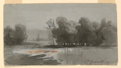 Paysage - Charles Nicolas Ransonnette