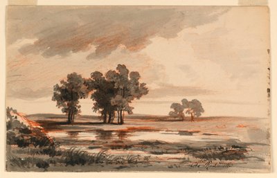 Paysage - Charles Nicolas Ransonnette