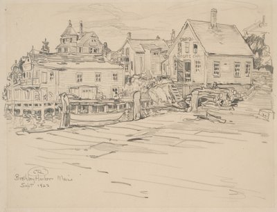 Boothbay Harbor, Maine, 1923 - Charles P. Reiffel