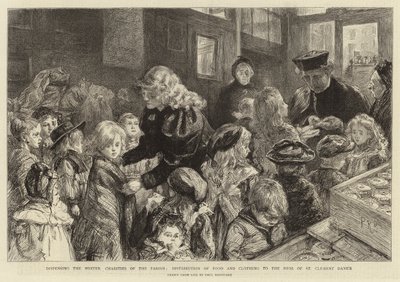Distribution des charités d