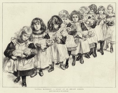 Petites Mères, une étude à une École Maternelle - Charles Paul Renouard