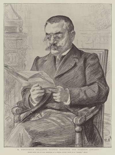M Théophile Delcassé, ministre français des Affaires étrangères - Charles Paul Renouard