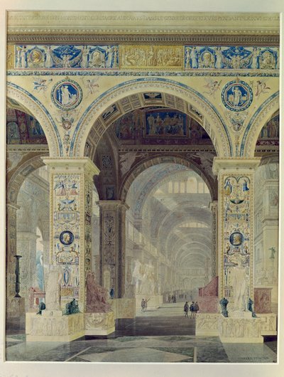 Vue Intérieure du Louvre - Charles Percier