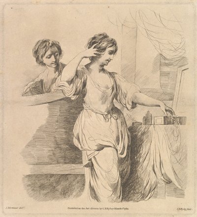 Femme à sa toilette, 1er mars 1780 - Charles Reuben Ryley