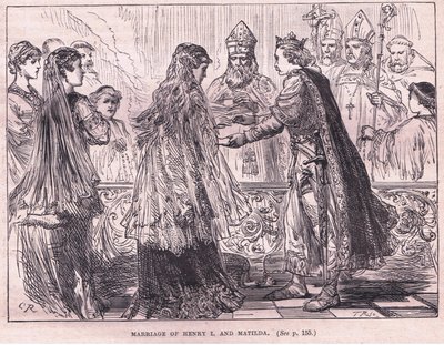 Mariage de Henri Ier et Mathilde en 1102 - Charles Ricketts