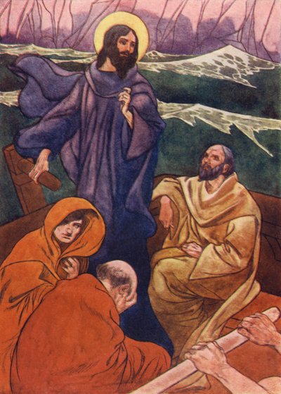 À ce moment-là, les disciples se sont accroupis au fond du bateau - Charles Robinson