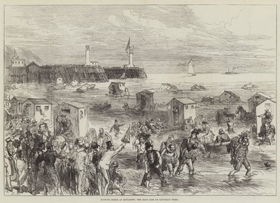 Scène de baignade à Boulogne, la marée haute samedi dernier - Sir John Charles Robinson