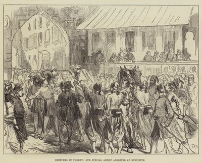 Croquis en Turquie, notre artiste spécial arrêté à Rustchuck - Sir John Charles Robinson