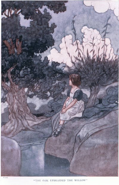 Le chêne reprochait au saule - Charles Robinson