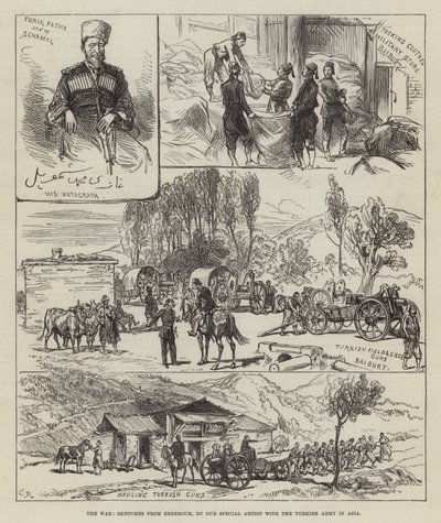 La guerre, croquis d