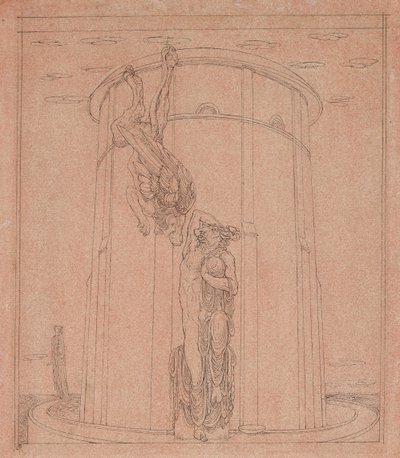 Le Labyrinthe où le Taureau Biforme était Enclos, fin du XIXe siècle - Charles S Ricketts