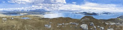Achiltibuie Panorama, 2011 (huile sur toile) - Charles Simpson