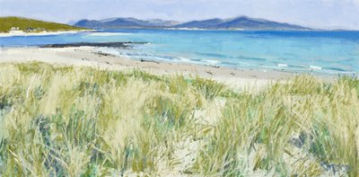Herbes de plage, Berneray, 2011 (huile sur toile) - Charles Simpson