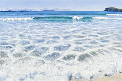 Oldshoremore Sea, 2010 (huile sur toile) - Charles Simpson