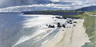 Baie de Sango, 2011 (huile sur toile) - Charles Simpson