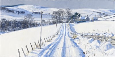 Neige, Newhall, 2010 (huile sur toile) - Charles Simpson