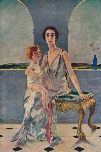 La comtesse de Rocksavage et son fils, 1922 1935 - Charles Sims