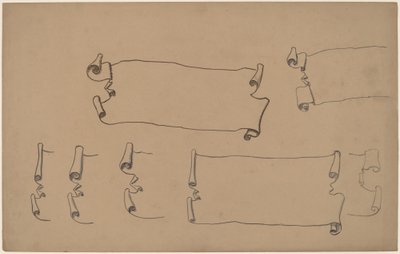 Croquis pour un rouleau - Charles Sprague Pearce