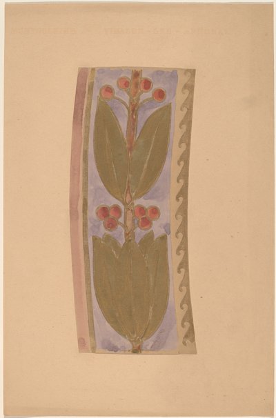 Étude pour un dessin de bordure - Charles Sprague Pearce