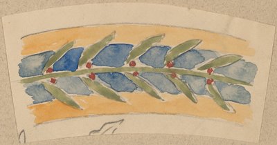 Étude pour un dessin de bordure - Charles Sprague Pearce