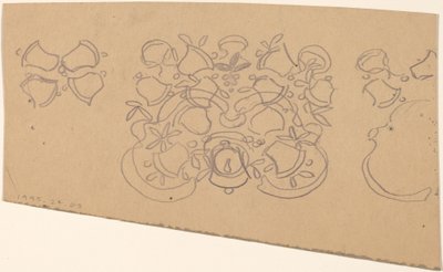 Étude pour un dessin de bordure [verso] - Charles Sprague Pearce