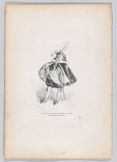 Il les a chacun, comme on dit dans les journaux consacrés aux beaux-arts de Scen..., ca. 1837-47 - Charles Tamisier
