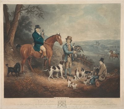 Malcolm Fleming de Barochan 1745-1811. Fauconnerie... - Charles Turner