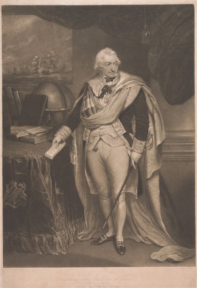 John, comte de Saint-Vincent, amiral de la Flotte rouge - Charles Turner