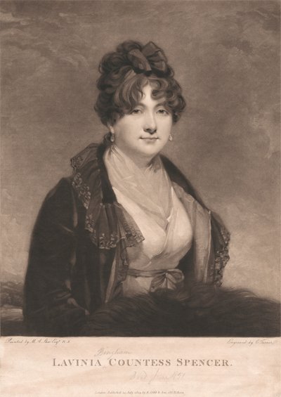 Lavinia Bingham, comtesse Spencer - Charles Turner