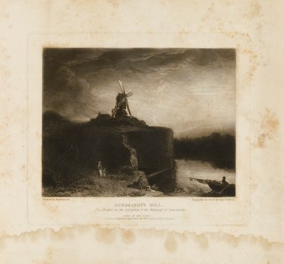 Le moulin de Rembrandt - Charles Turner