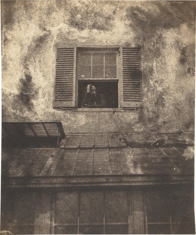 Auguste Vacquerie à une fenêtre, Marine Terrace - Charles Victor Hugo with Auguste Vacquerie