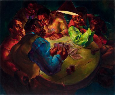 Joueurs de cartes - Charles White