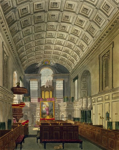 La chapelle allemande, palais de St. James, de 