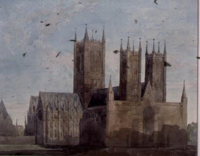 Vue de la Cathédrale de Lincoln - Charles Wild