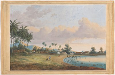 Vue à Anjer Java - Charles William Meredith van de Velde
