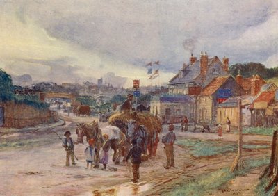 High Barnet, du pied de Barnet Hill - Charles William Wyllie
