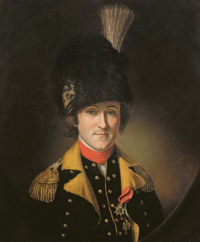 Charles Armand Tretin (1751-93) Marquis de la Rouerie - Charles Willson Peale