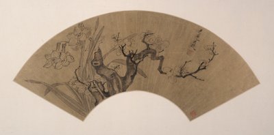 Fleurs de prunier et narcisses - Chen Hongshou