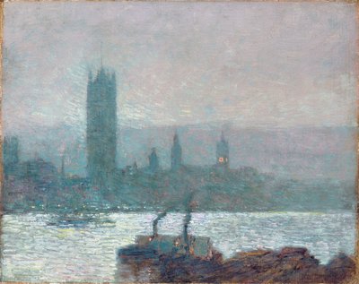 Les Maisons du Parlement, début de soirée - Childe Frederick Hassam