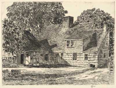 Ancienne maison Dominy, Easthampton - Childe Hassam