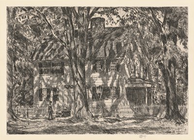 La maison Lion Gardiner, Easthampton - Childe Hassam