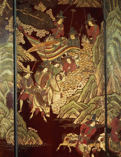 Écran Coromandel, c.1700 - Chinese School