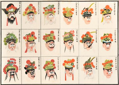 Conceptions de maquillage pour les personnages de l