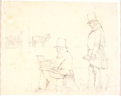 Eckersberg et Marstrand en voyage d