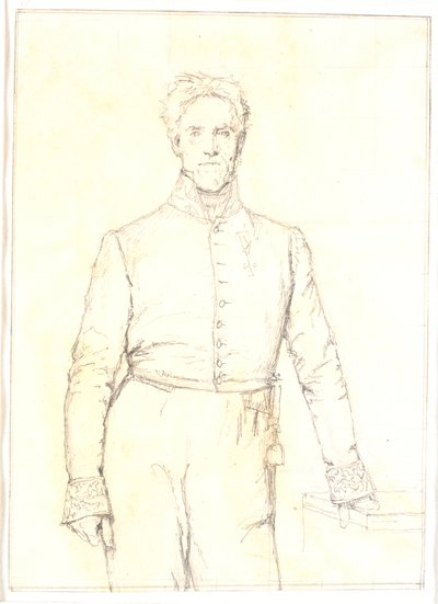 Jens Andreas Graah (1787-1873), préfet et chambellan - Christen Købke