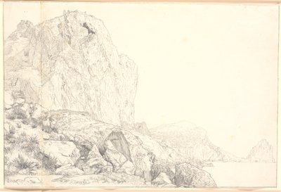 Vue de la côte près de Marina Piccola à Capri - Christen Købke