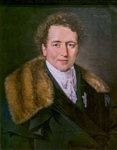 Prince Christian Frederik (huile sur toile) - Christian-Albrecht Jensen