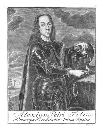 Portrait du tsarévitch Alexeï Petrovitch de Russie - Christian Albrecht Wortmann